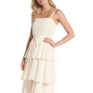 Gal Meets Glam Embroidered Tiered A-Line Dress